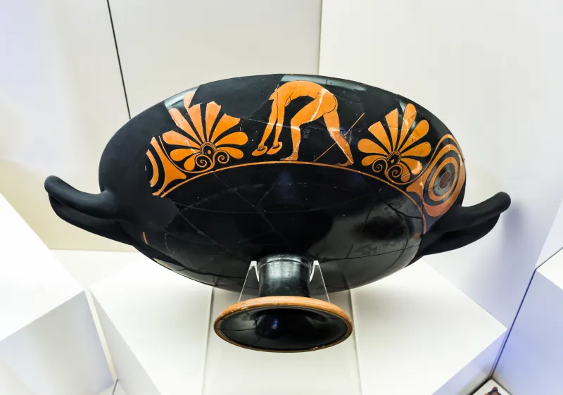 Bowdoin-Eye Painter - Arv 167 7 - Youth With Wineskin And Oinochoe - Athlete With Halteres - Athlete With Pick - Roma Mnevg 50448 - 