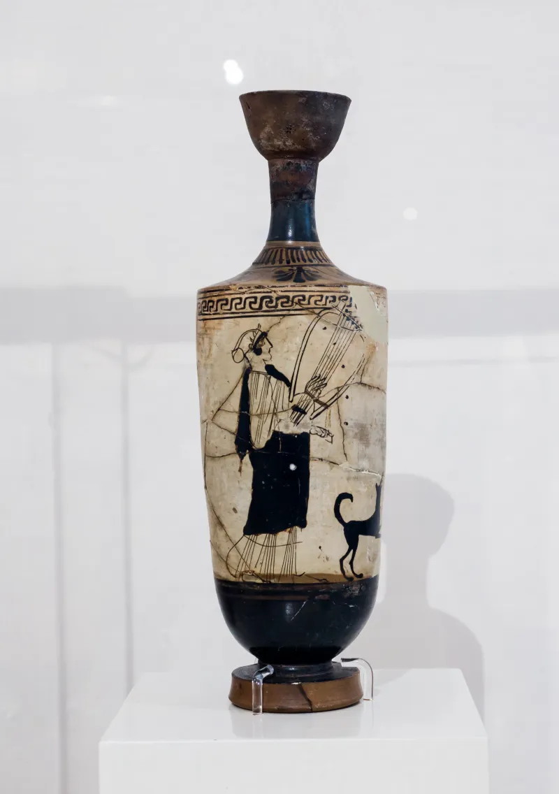 Bowdoin Painter - Arv 686 207 - Woman Playing Lyra - Athens Nam 