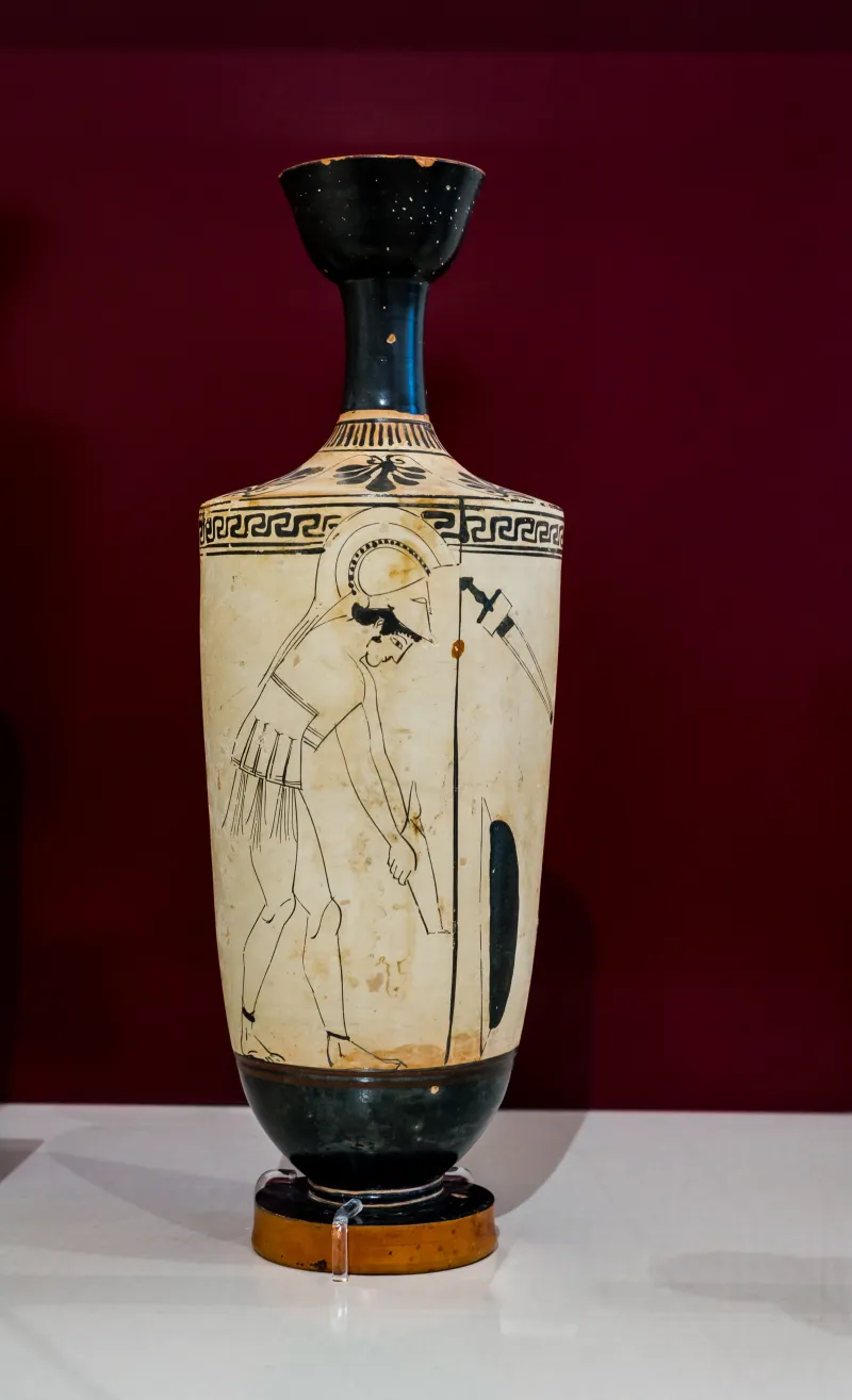 Bowdoin Painter - Arv 687 218 - Warrior Arming - Athens Nam 