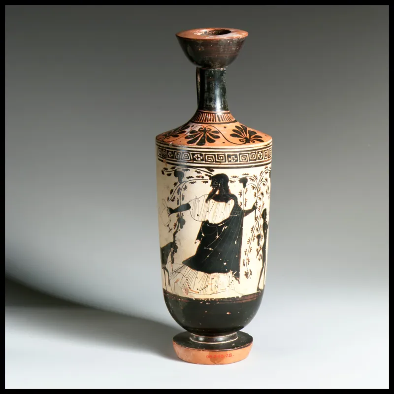 Terracotta Lekythos (Oil Flask) Met 