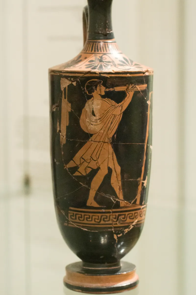 Youth Playing A Diaulos, Bowdoin Painter, 480-460 Bc, Prague Nm-H10 773, 