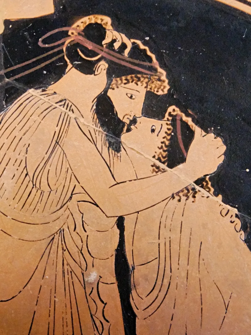 Kiss Briseis Painter Louvre G278 