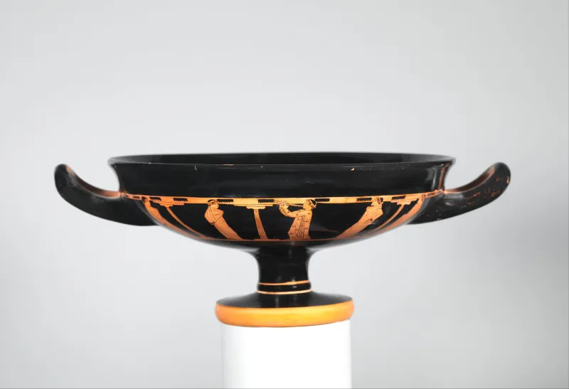Terracotta Kylix (Drinking Cup) Met 