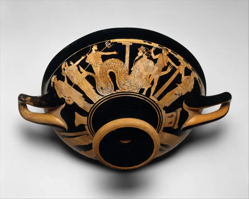 Terracotta Kylix (Drinking Cup) Met 