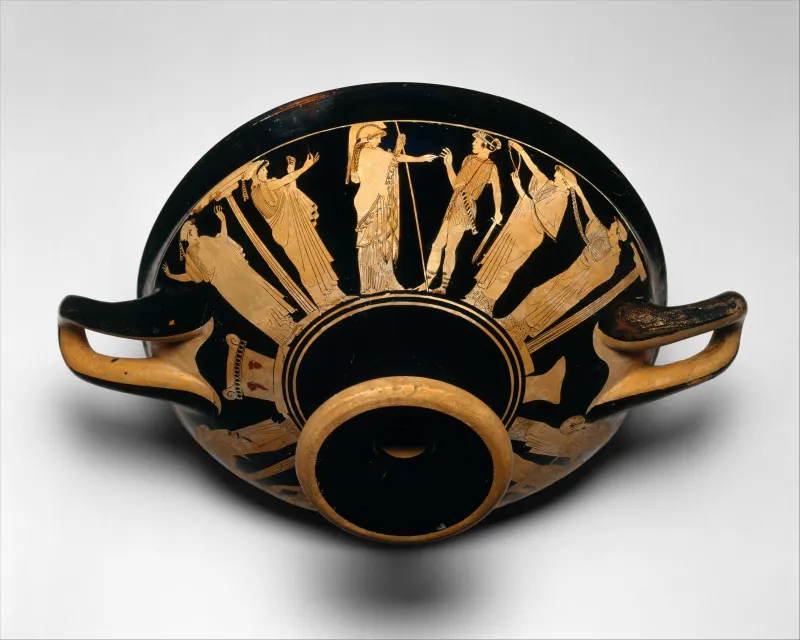 Terracotta Kylix (Drinking Cup) Met 