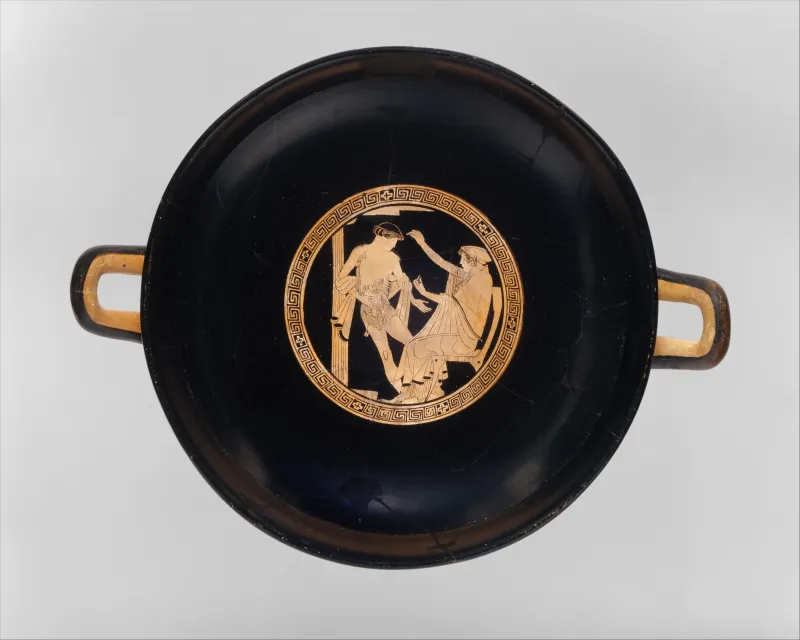 Terracotta Kylix (Drinking Cup) Met 