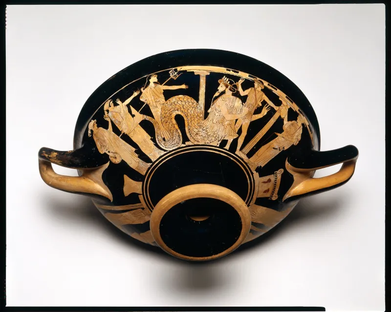 Terracotta Kylix (Drinking Cup) Met 