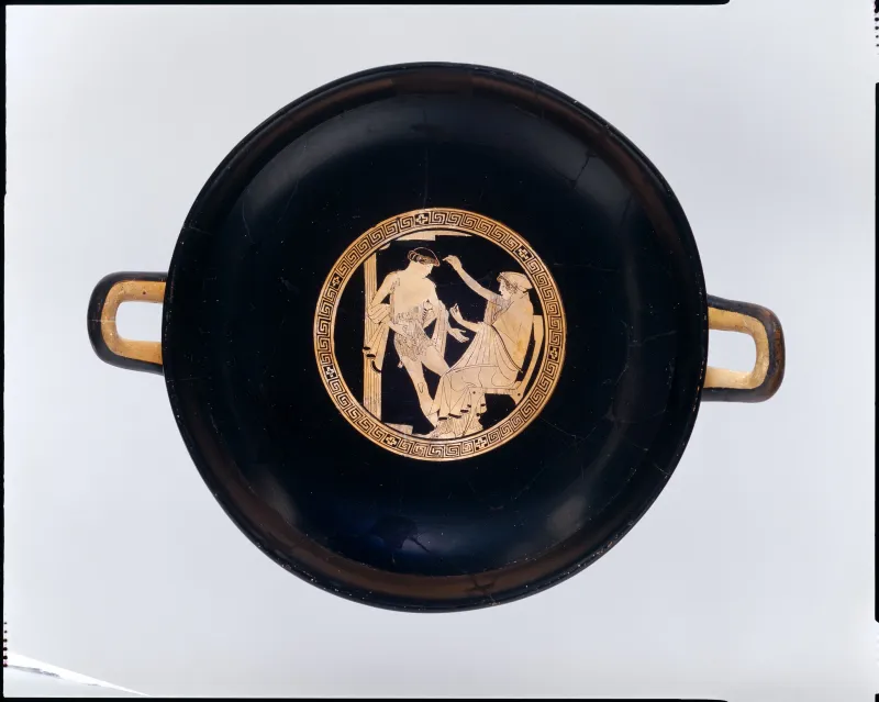 Terracotta Kylix (Drinking Cup) Met 