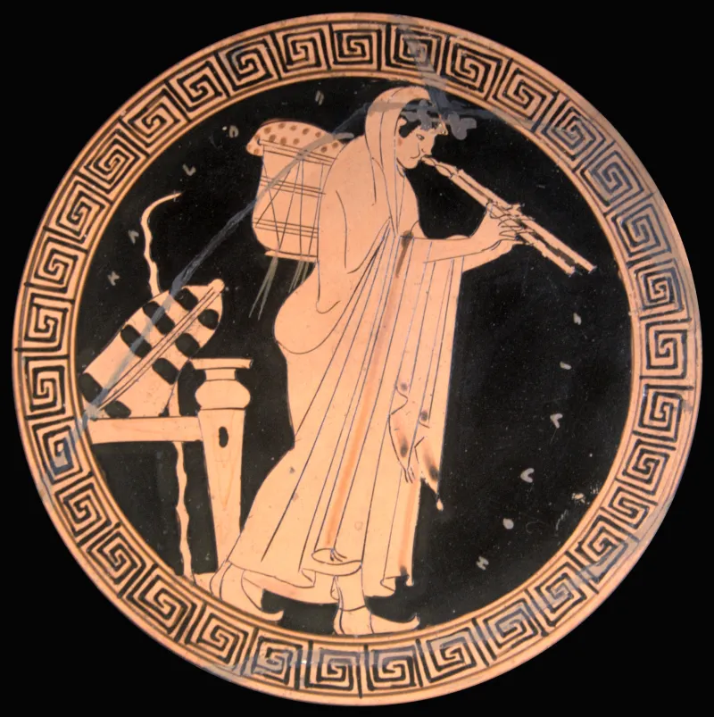 Aulos Player Louvre 