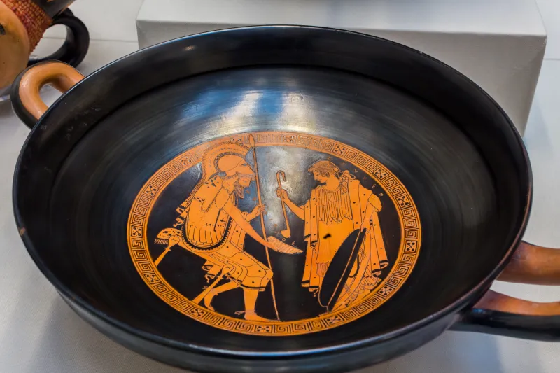 Brygos Painter Arv 370 13 Chrysippos And Zeuxo - Hera Attacked By Satyrs - Iris Attacked By 