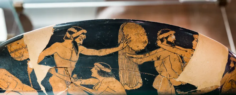 Brygos Painter - Arv 372 31 - Komast And Female Flute-Player - Love-Making - Firenze Man 3921 - 