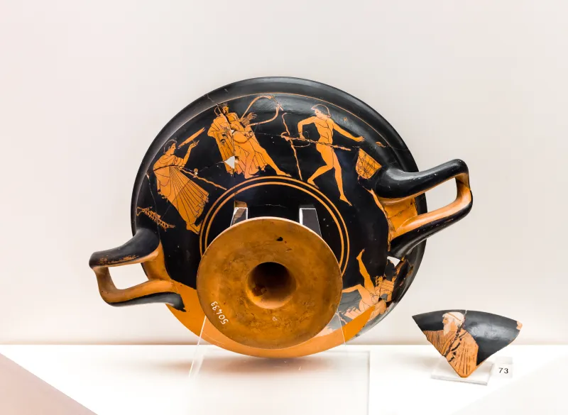 Brygos Painter - Arv 373 45 - Man - Youths At The Komos - Roma Mnevg 50433 - 