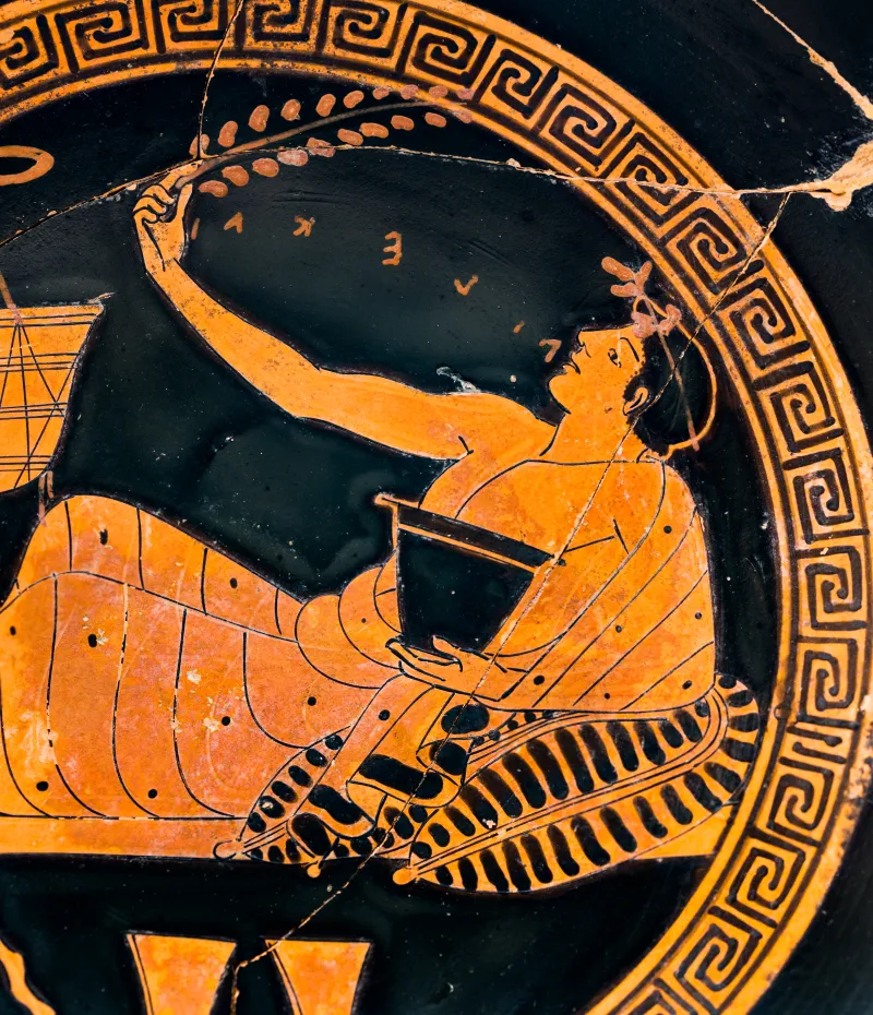 Brygos Painter - Arv 376 90 - Youth Reclining At Symposion - Firenze Man 3949 - 