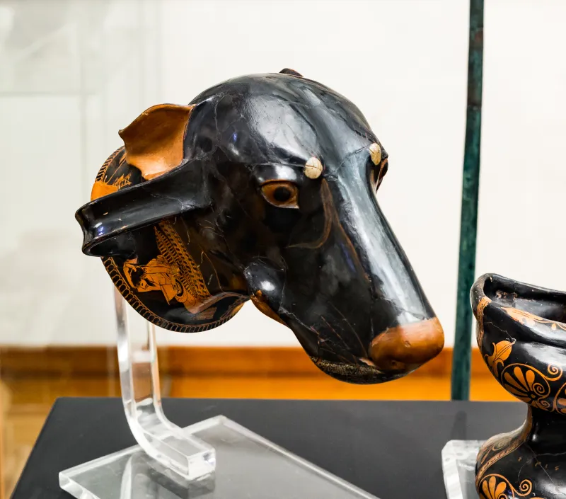 Brygos Painter - Arv 382 187 - Head Of Dog - Symposion - Roma Mnevg 867 - 