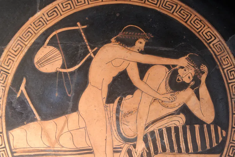 Kylix Man Vomiting Nationalmuseet 