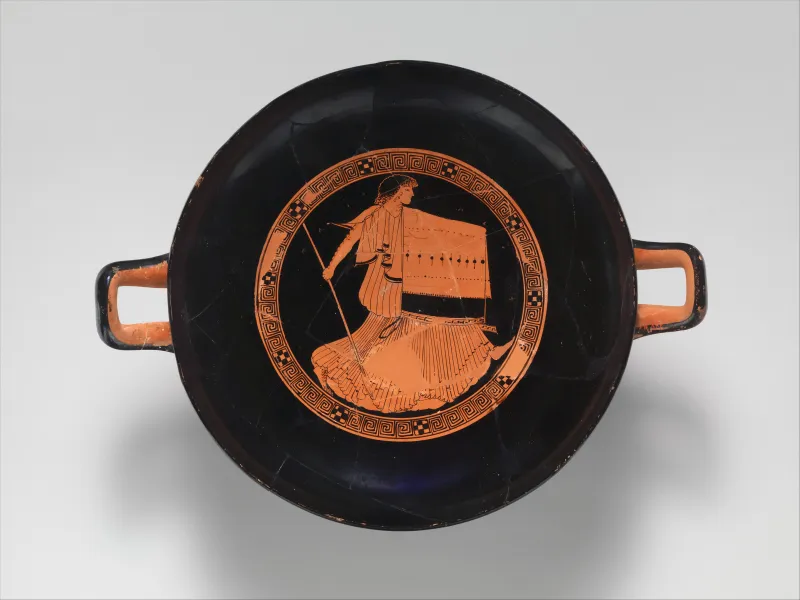 Terracotta Kylix (Drinking Cup) Met 
