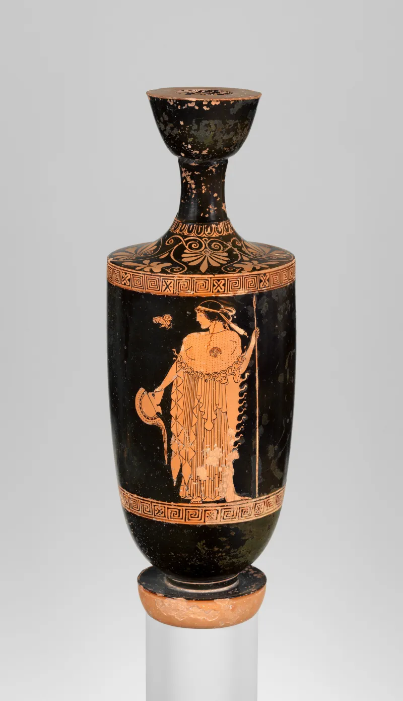 Terracotta Lekythos (Oil Flask) Met 