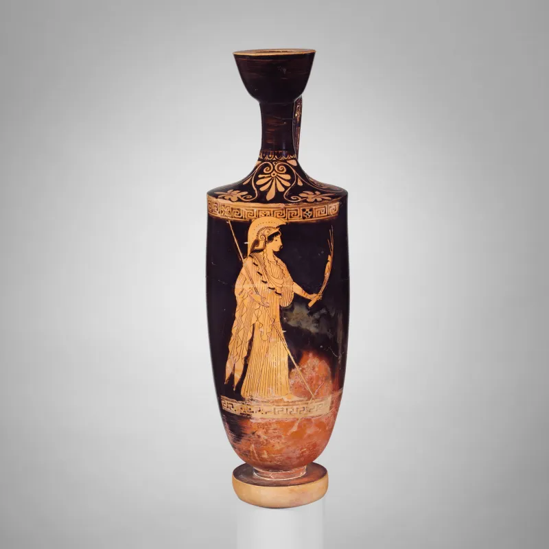 Terracotta Lekythos (Oil Flask) Met 