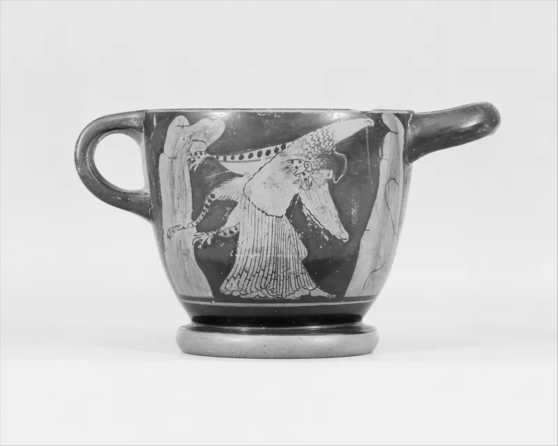 Terracotta Skyphos (Deep Drinking Cup) Met 