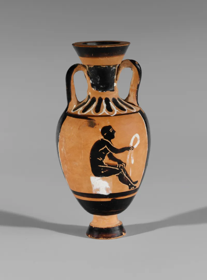 Terracotta Miniature Panathenaic Amphora Met 