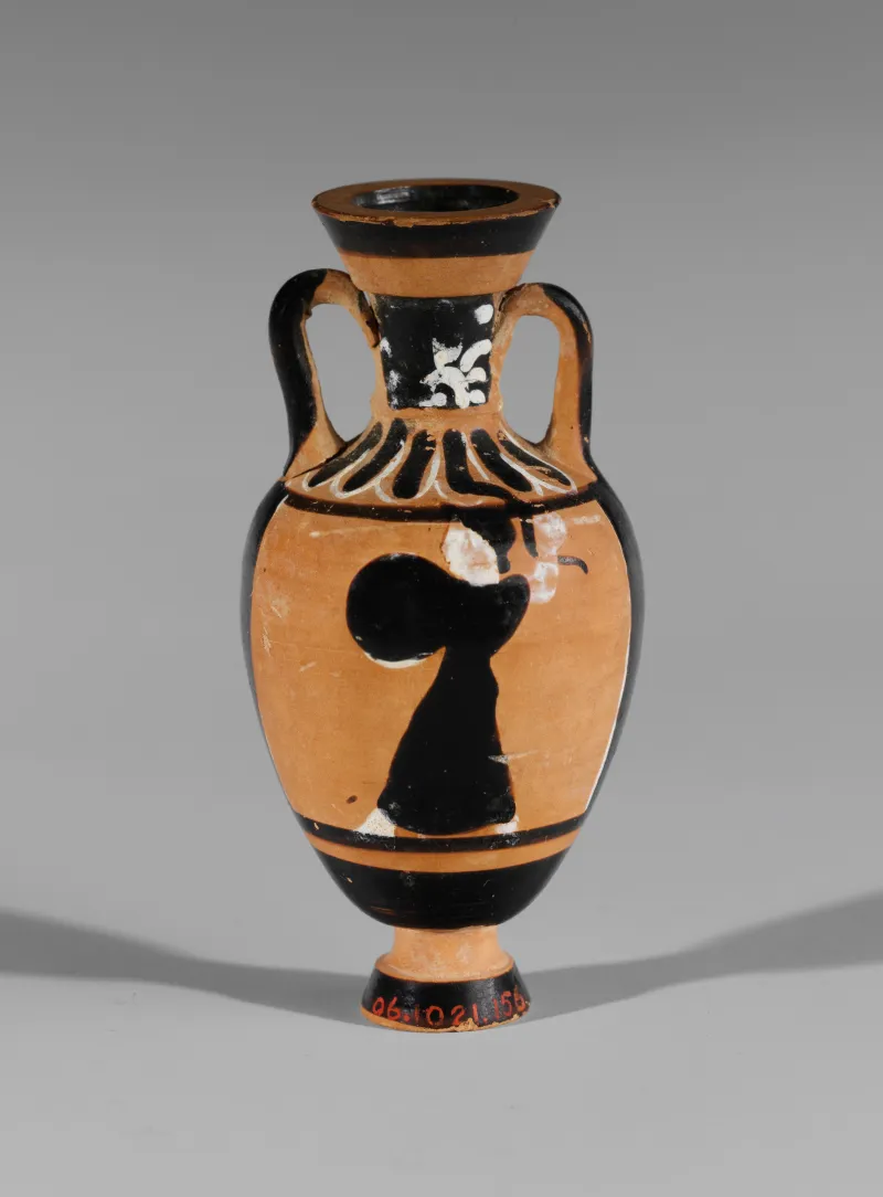 Terracotta Miniature Panathenaic Amphora Met 