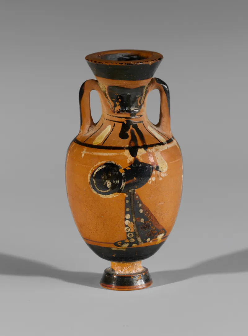 Terracotta Miniature Panathenaic Amphora Met 