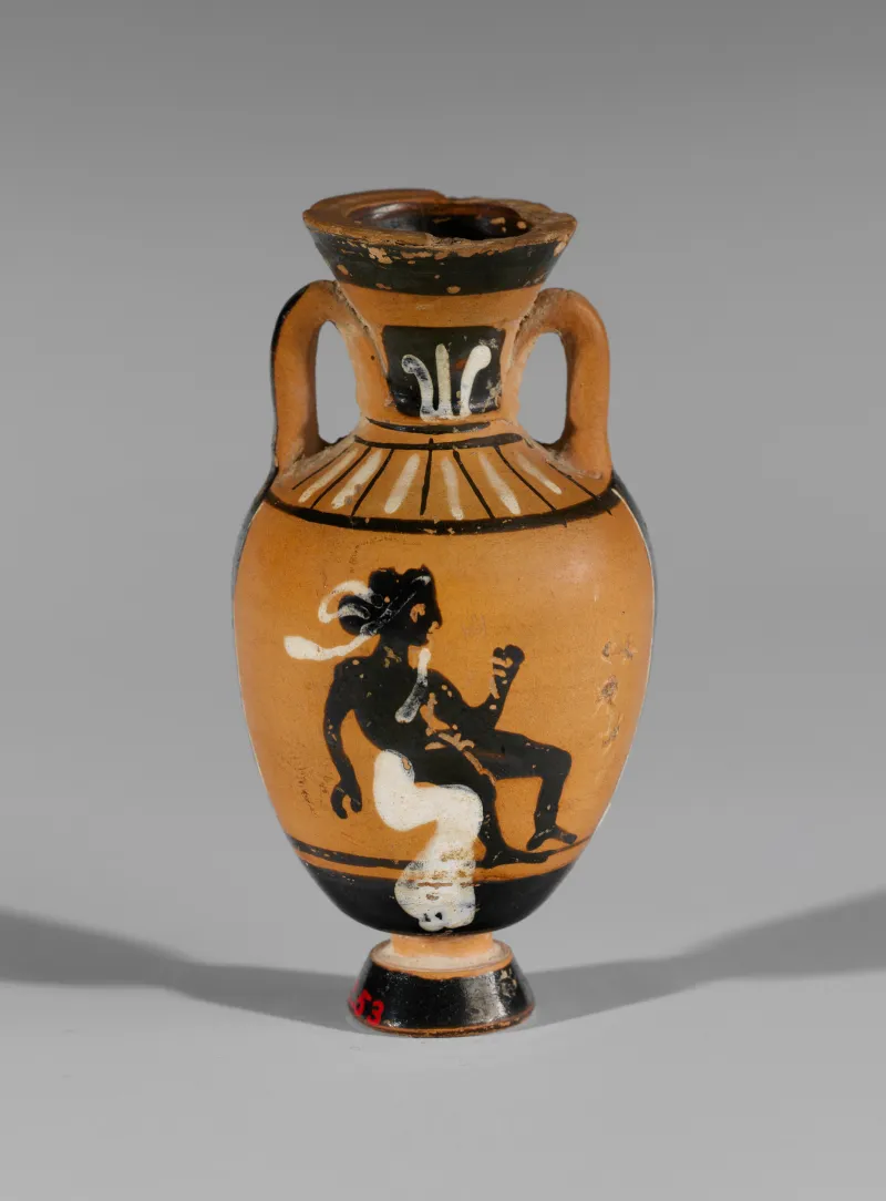 Terracotta Miniature Panathenaic Amphora Met 