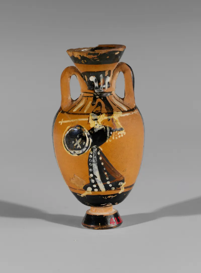 Terracotta Miniature Panathenaic Amphora Met 