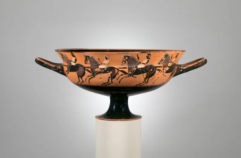 Terracotta Kylix- Siana Cup (Drinking Cup) Met 