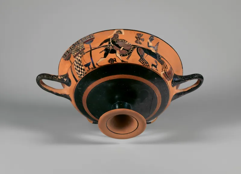 Terracotta Kylix- Siana Cup (Drinking Cup) Met 