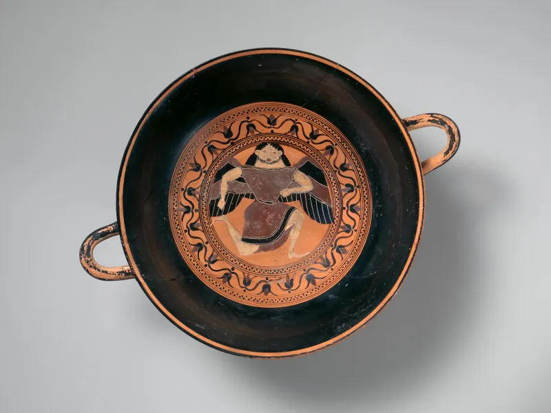 Terracotta Kylix- Siana Cup (Drinking Cup) Met 