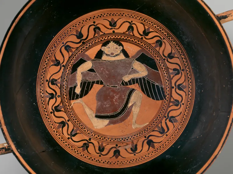 Terracotta Kylix- Siana Cup (Drinking Cup) Met 