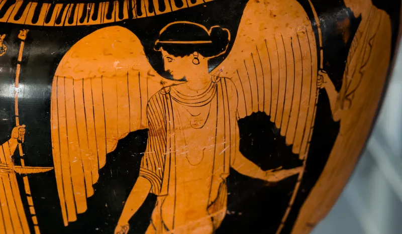 Camucia Painter - Arv 1105 2 - Nike Between Goddesses - Dionysos Between Maenads - Frankfurt Am Β 395 - 