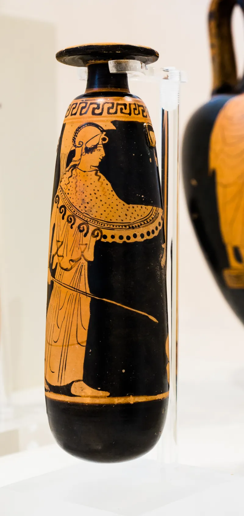 Carlsruhe Painter - Arv 735 107 - Athena Pursuing Woman - Athens Nam 17917 - 
