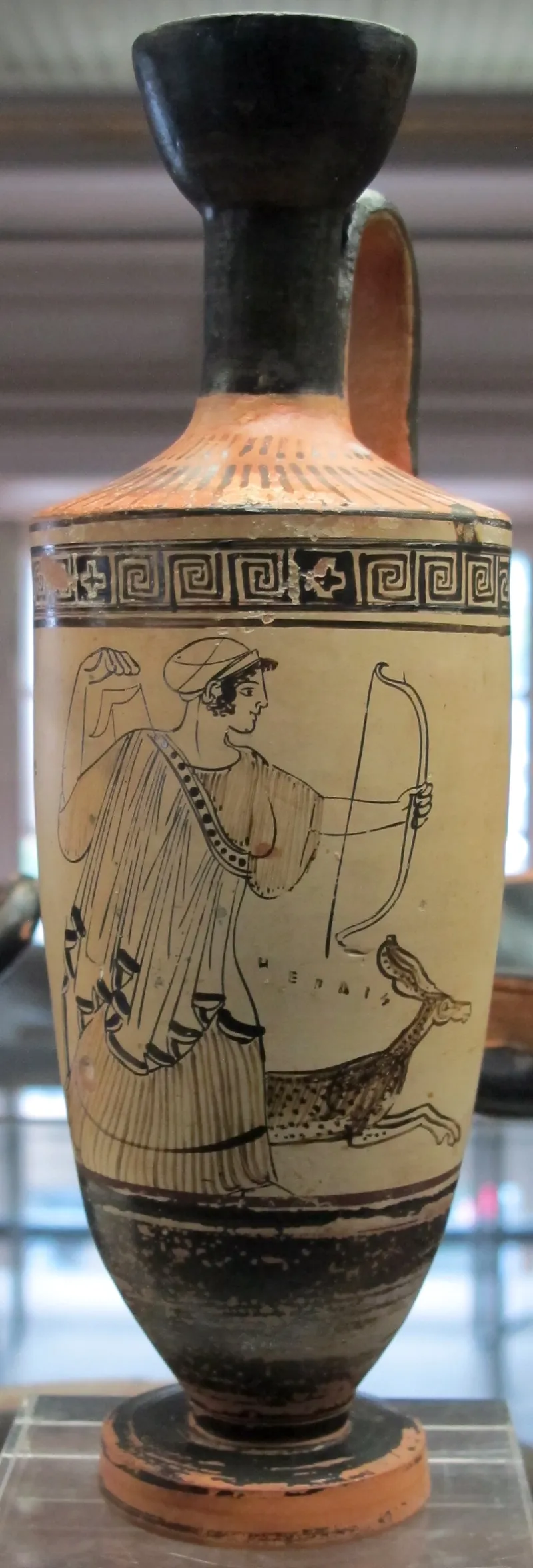 Pittore Di Karlsruhe, Lekythos Con Artemide, Attica 460-450 