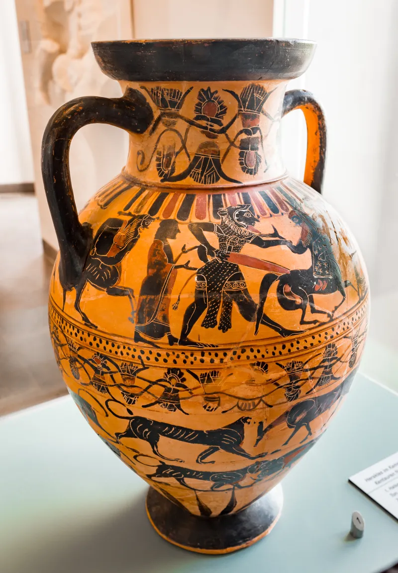 Castellani Painter - Abv 105 2 - Herakles With Nessos And Deianeira - Dancing Men - Animal Friezes - Kassel As T 385 - 