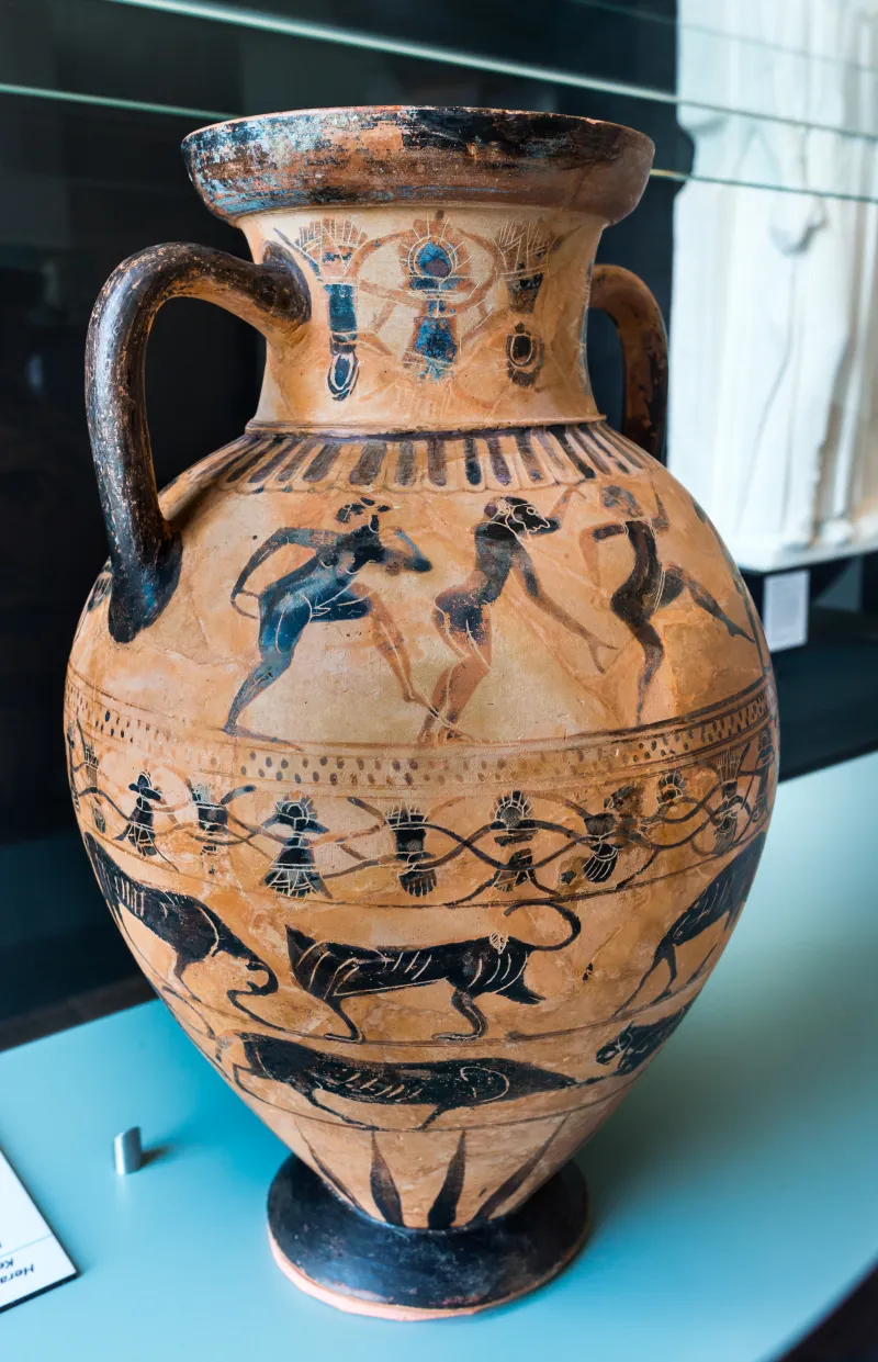 Castellani Painter - Abv 105 2 - Herakles With Nessos And Deianeira - Dancing Men - Animal Friezes - Kassel As T 385 - 