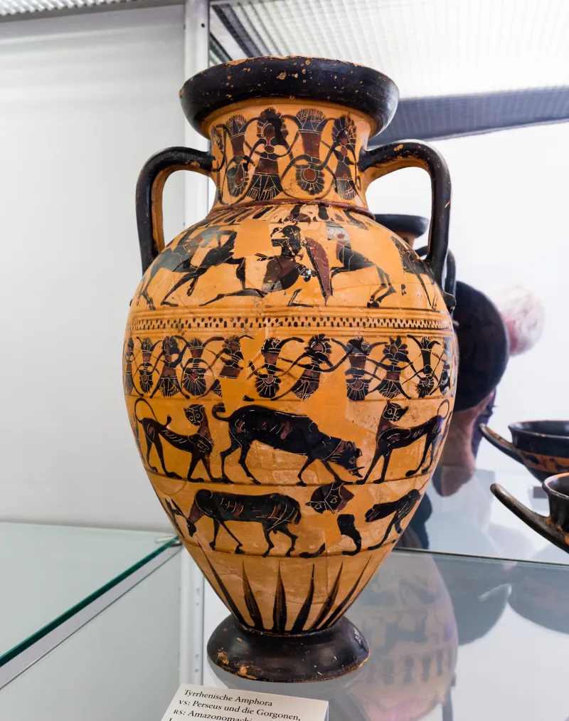 Castellani Painter - Abv Extra - Perseus And The Gorgones - Amazonomachy - Animal Friezes - Frankfurt Am Β 319 - 