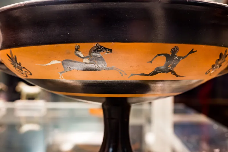 Manner Of The Centaur Painter - Abv 190 Extra - Young Horseman Pursuing Running Youth - London Bm 