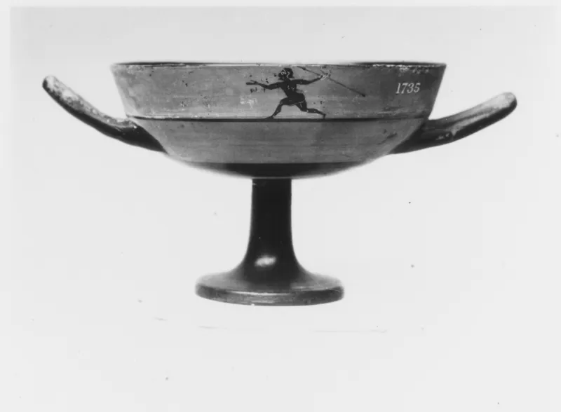 Terracotta Kylix- Lip-Cup (Drinking Cup) Met 