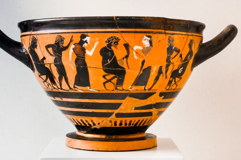 Chc Group - Abv 619 Extra - Dionysos With Satyrs And Maenads And Youths - Youth And Women - Sphinxes - Piraeus Am Ka 