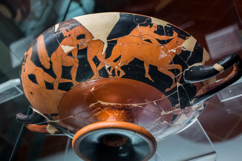 Kachrylion (Potter) Arv 108 27 Eros Flying With Flower - Deeds Of Theseus 