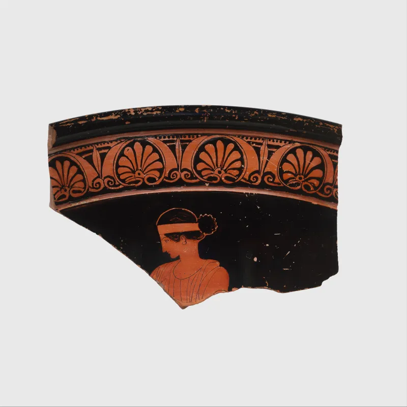 Fragment Of A Terracotta Calyx-Krater (Bowl For Mixing Wine And Water) Met 