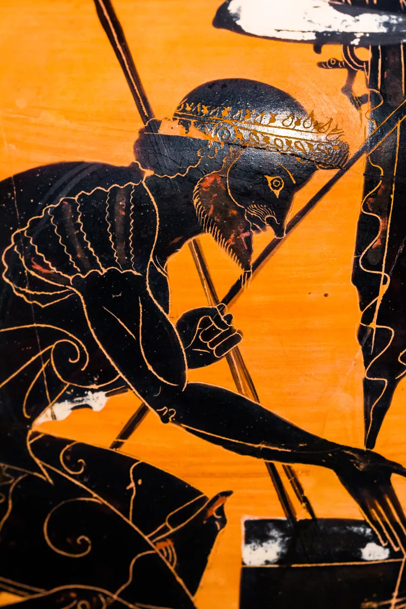Chiusi Painter - Abv 389 3- Achilles And Ajax Playing - Athena Mounting Chariot - Berlin As 1962-28 - 