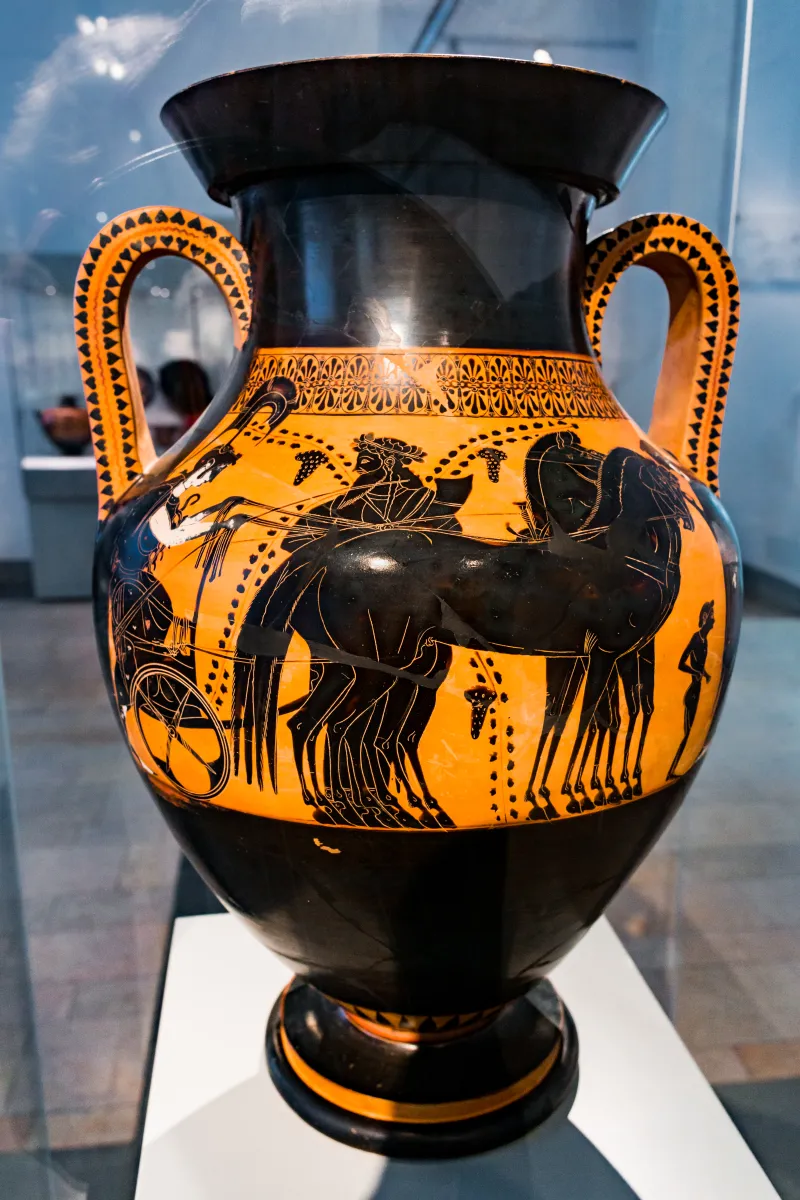 Chiusi Painter - Abv 389 3- Achilles And Ajax Playing - Athena Mounting Chariot - Berlin As 1962-28 - 