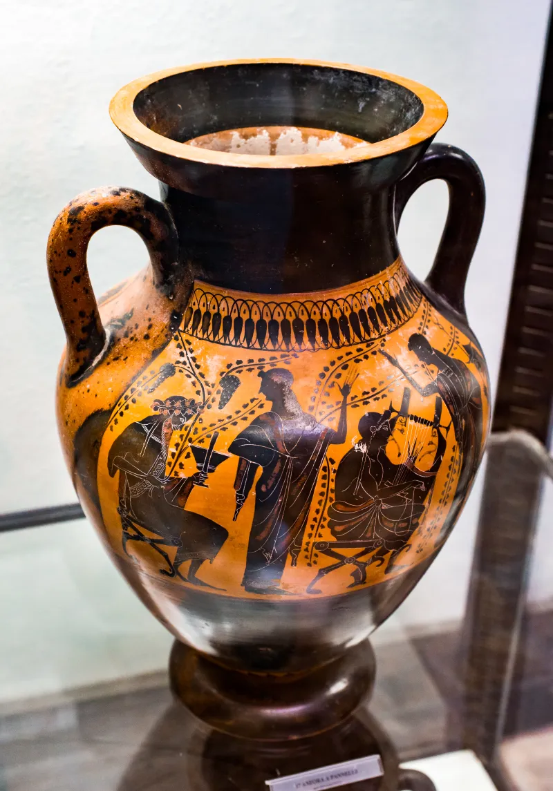 Comparable With The Chiusi Painter - Abv 368 109 - Gods - Dionysos With Maenads And Satyrs - Fiesole Mca - 