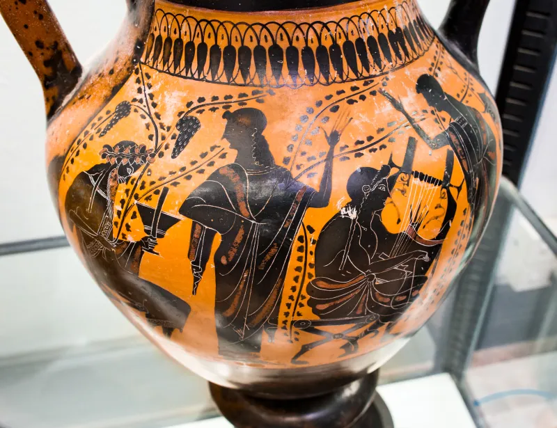 Comparable With The Chiusi Painter - Abv 368 109 - Gods - Dionysos With Maenads And Satyrs - Fiesole Mca - 