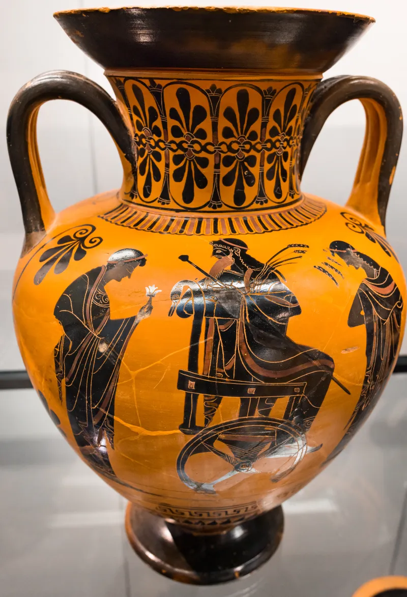 Connected With The Chiusi Painter - Abv Extra - Triptolemos Between Persephone And Demeter - München As 1539 - 