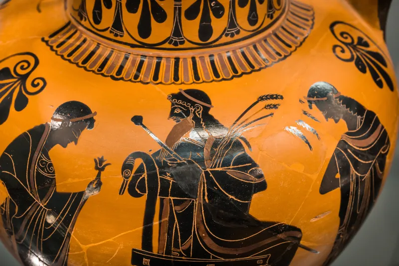 Connected With The Chiusi Painter - Abv Extra - Triptolemos Between Persephone And Demeter - München As 1539 - 