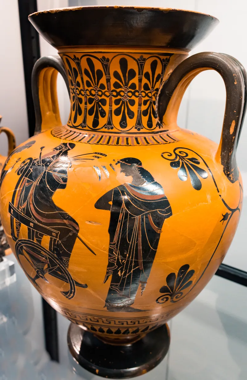 Connected With The Chiusi Painter - Abv Extra - Triptolemos Between Persephone And Demeter - München As 1539 - 